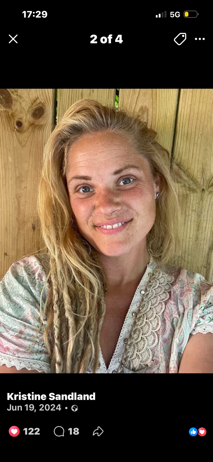 Kristine Sandland, styremedlem og leder for ungdomsgruppen i Folket vs Barnevernet